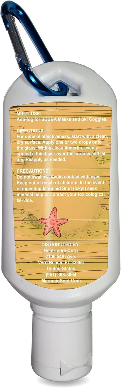 Neutripure Mermaid Snot Anti Fog Mask Defogging Gel for Scuba Diving and Snorking - Karen