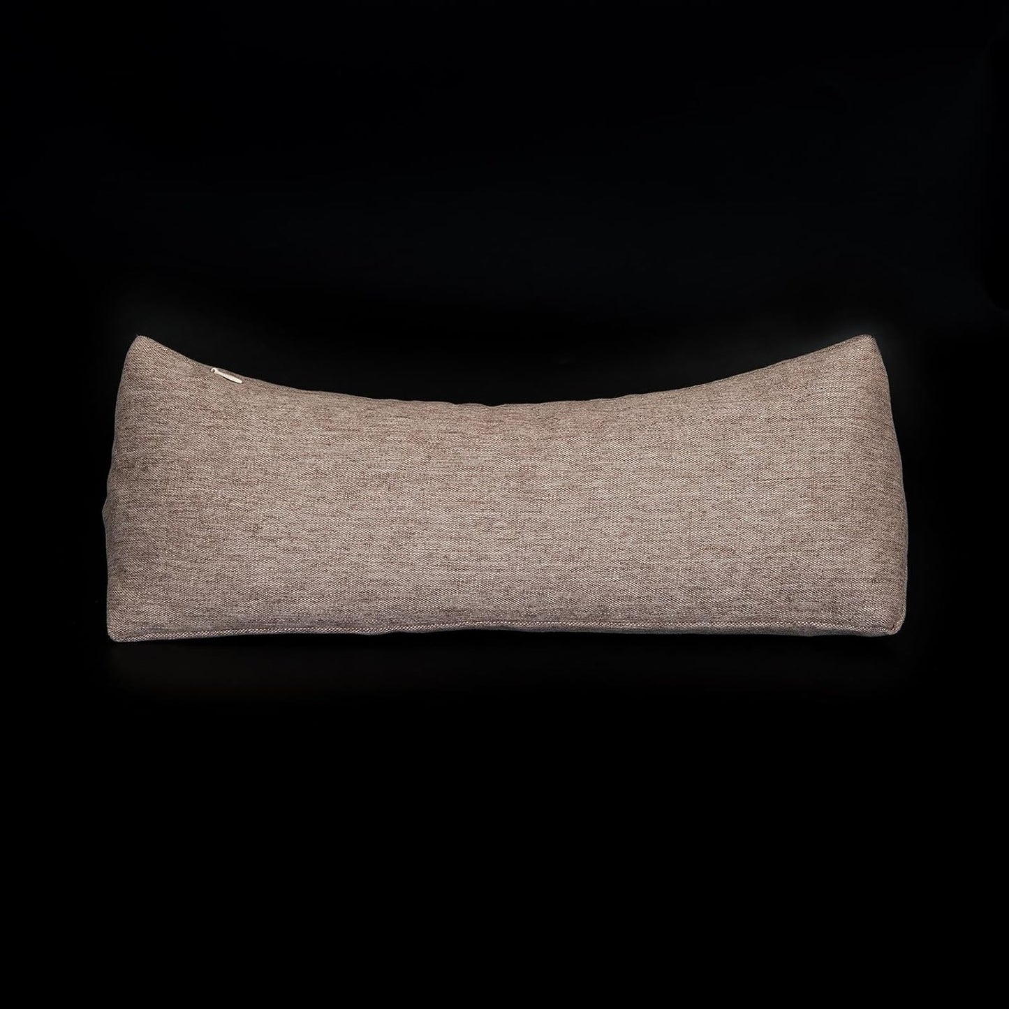 Buckwheat Neck Support Pillow Cervical Neck Cylinder Bolster Pillow,Buckwheat Hulls Adjustable Roll Pillow,Neck Pain Relief for Back and Side Sleepers Round Pillows for Lunch Break Brown, 6*15 inch