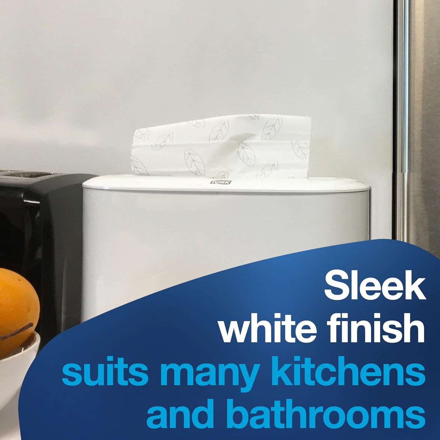 Tork Xpress Paper Towel Dispenser, White, H2/H23 Multifold Compatible, Compact design for Home & Commercial use (302020)