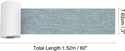 Repair Patches Repair Tape Self-Adhesive DIY Repair Patch Linen Gear Patch for Sofa, Furniture, Chair, Clothing,Tents,3x60 Inch,Slight Blue