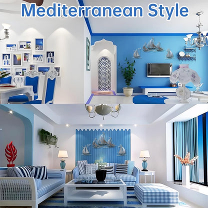 AIYIOUWE Metal Sailboat Wall Art, 3D Nautical Ship Large Metal Wall Art Decor, Coastal Boat Wall Hanging Sculptures Beach Artwork for Living Room Outdoor Bedroom