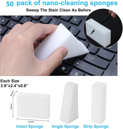 Magic Sponge Eraser,Multi-Functional Household Cleaning Kitchen Dish Sponge for Furniture (2X-100)