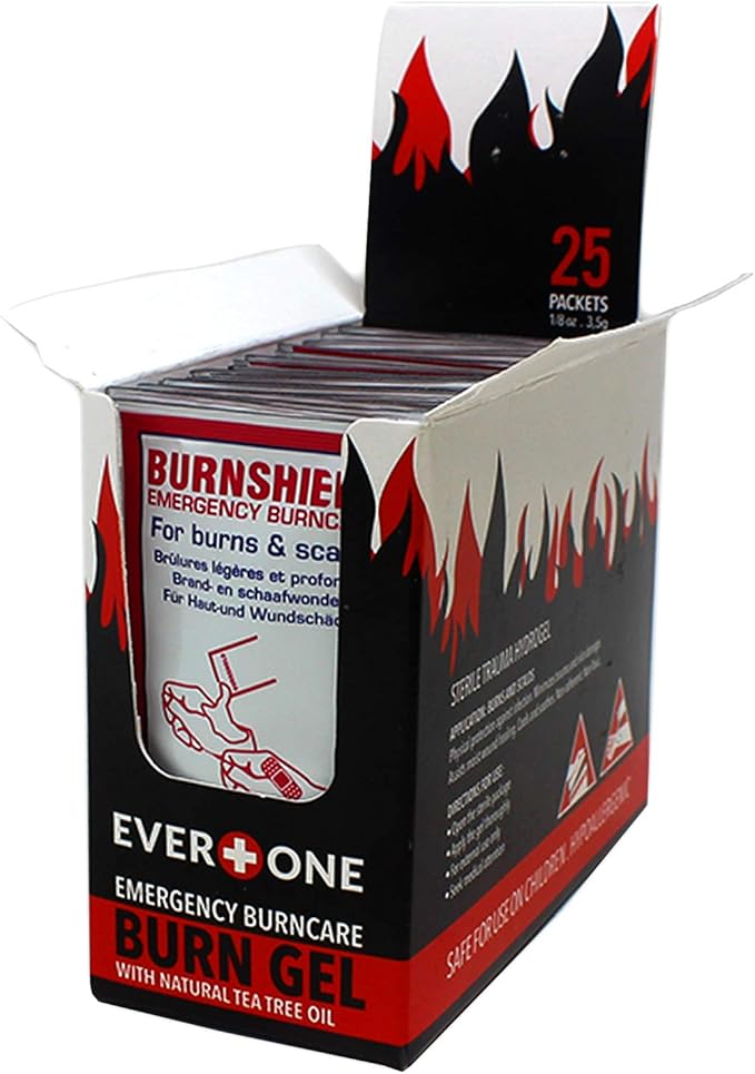 EverOne Emergency Burncare Burn Gel, 3.5g Packets, 25 Count