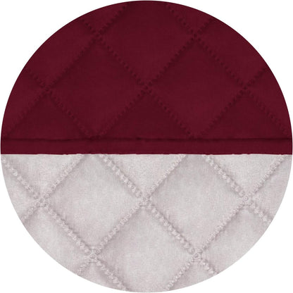 PureFit Reversible Quilted Sofa Cover, Water Resistant Slipcover Furniture Protector, Washable Couch Cover with Non Slip and Elastic Straps for Kids, Pets (Chair, Red/Ivory)