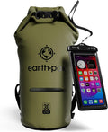 Earth Pak Waterproof Dry Bag with Zippered Pocket - Waterproof Dry Bag Backpack Keeps Gear Dry