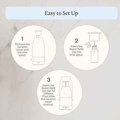 Vitruvi Sleep Scent Refill for Air Diffuser – Calming Essential Oil Blend for Bedtime – Waterless Diffusing Compatible Only with Vitruvi Air Waterless Diffuser | 01 Fl Oz. (Pack of 1)