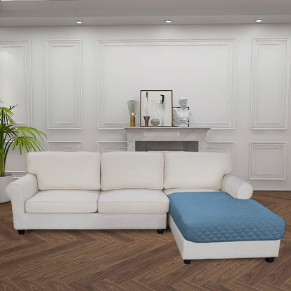 Easy-Going Sectional Couch Covers for Dogs L Shape Sofa Cover Reversible Sofa Slipcover Chaise Lounge Cover Furniture Protector Cover for Pets Dog Cat (42 x 52 inches, Light Blue/Light Blue)