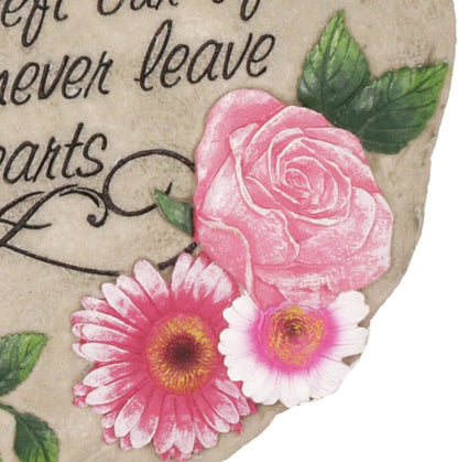 Spoontiques - Garden Decor - Mother Left Our Life but Never Hearts - Decorative Stone for Garden