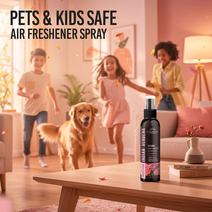 Non-Toxic Odor Eliminator, Natural Geranium & Lemongrass Air Freshener Spray for Home, Room, Closet & Couch Deodorizer, Long Lasting Bathroom & Toilet Freshener, Safe for Kids & Pets - 4 oz Pack of 1