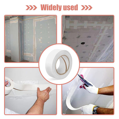 Drywall Paper Tape, 2” x 400 ft Ultra-Thin Fiber Paper Drywall Joint Tape for Seam Patch for Wall Sheetrock Ceiling Crack, White