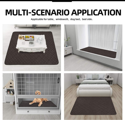 Easy-Going Sectional Couch Covers for Dogs L Shape Sofa Cover Reversible Sofa Slipcover Chaise Lounge Cover Furniture Protector Cover for Pets Dog Cat (42 x 68 inches, Chocolate/Chocolate)