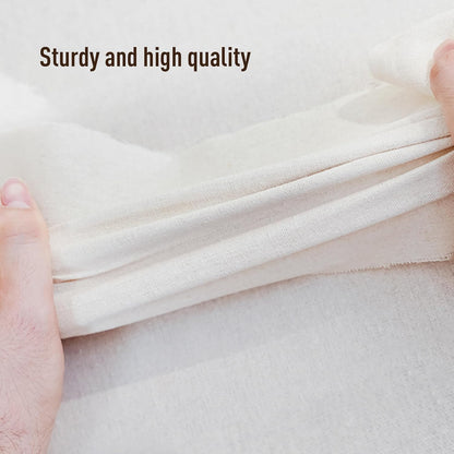 Citylife 4-Pack Storage Bins with Lids, Fabric Foldable Storage Bins with Soft Cord Handles, Cube Closet Storage Baskets with Lids, Organizers for Organizing Clothes and Books, Beige