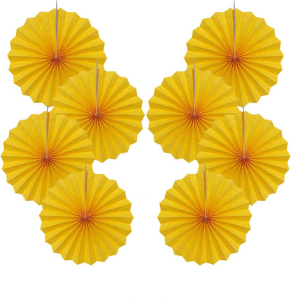 Morange Party Decorations,,Halloween Decor Events Accessories，Orange Birthday Decorations,Sunset Party Decorations,Party Fans 30 Color DIY Set (Morange)