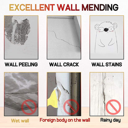 Drywall Patch Repair Kit with Scraper, Wall Spackle Repair Paste, Wall Mending Agent Quick and Easy Solution to Fill The Holes for Home Wall, Plaster Dent Repair and Wood Scratch Repair