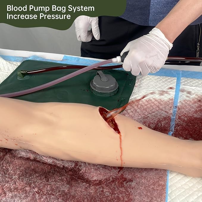 Arm Wound Packing Trainer,Hemorrhage Control Simulator for Tourniquet Training, Stop The Bleed Practice Kit