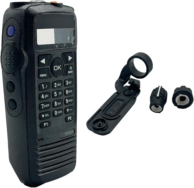 XPR6550 XPR6580 Replacement Housing Case with Speaker - Shockproof Protective Cover for Motorola XiR P8268 P8260, DGP6150, DP3600 DP3601, XPR6350 XPR6380 Radios