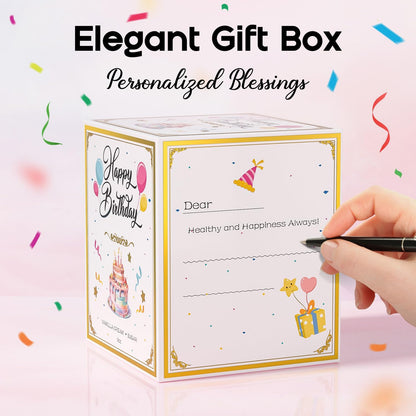 Sweet 16 Birthday Candles for Women - 9 oz Happy Birthday Candle with Vanilla Birthday Cake Scent, Gifts for Women & Men, Friendship Ideas