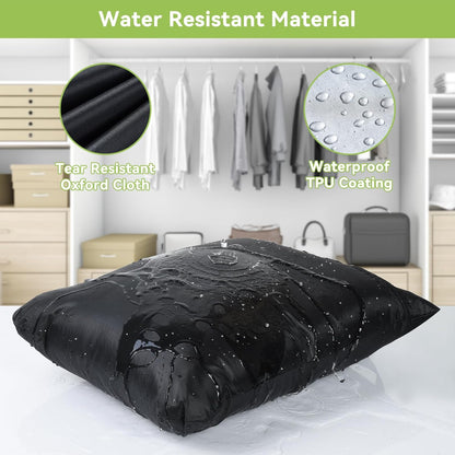 OTraki 2PCS Wet Bags 16x20 inch Medium Wet Dry Bag for Swimsuit and Towels Waterproof Beach Swimming Bag, Wet Dirty Clothes Gym Bags with Handle for Workout Yoga (Black & Grey)