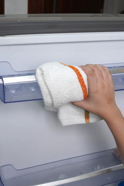 Avalon Towels Terry Bar Mop Towels (Value Pack of 12) Size 16"x19" – Absorbent and Durable, Multipurpose Cleaning Rags, Cotton Cleaning Cloths, Terry Cloth Rags, Reusable Shop Rag