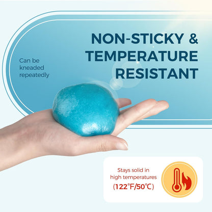 CLICK CLEAN Cleaning Gel for Car, 7oz Car Detailing Tools, Car Cleaning Putty Gel, Car Interior Cleaner Universal Dust Cleaner for Keyboard, Laptop, Car Air Vents (Bluebell)