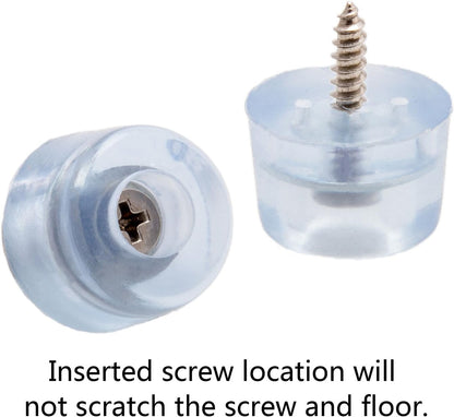 20pcs Round Furniture Pads,ULIFESTAR Wood Floor Protectors,Non Slip Furniture Leg Grippers Glides Sliders Caps Carpet Saver Surface Protection for Chair Table Desk Dresser Cabinet Sofa Feet