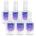 PURELL Hand Sanitizer Spray, Infused with Essential Oils, Lavender and Verbena Scent, 2 fl oz Travel-Size Bottle (Pack of 6) – 2024-04-EC