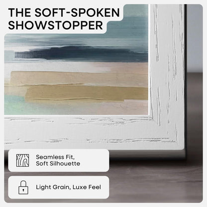 Homeforia 11x22 Newspaper Frame White, High End Oak 11 x 22 Picture Frames Wood without Mat, 22x11 Thin Wooden Poster Frames for Wall, 11 by 22 Display Photo Frames, Tempered Glass, Wall Kit, Set of 1