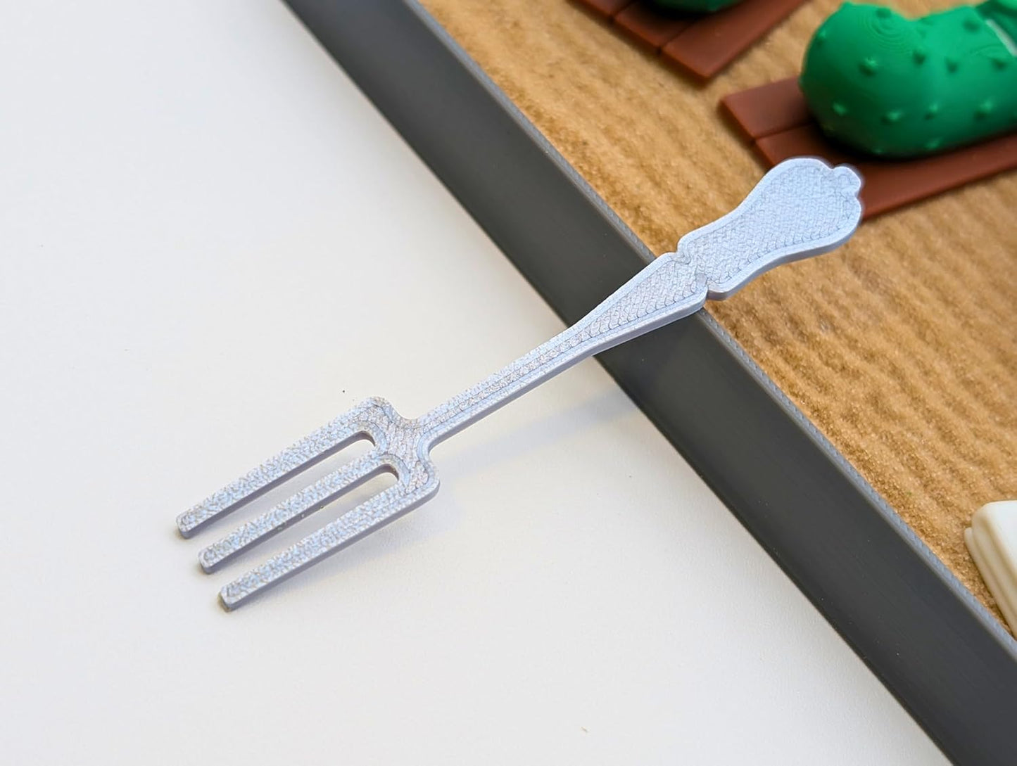 Pickle Zen Garden - Miniature Desktop Decor Kit, Novelty Gag Toy, Stress Relief Gift with Sand, Rake & Pickle Figurines, Funny Mini Conversation Starter