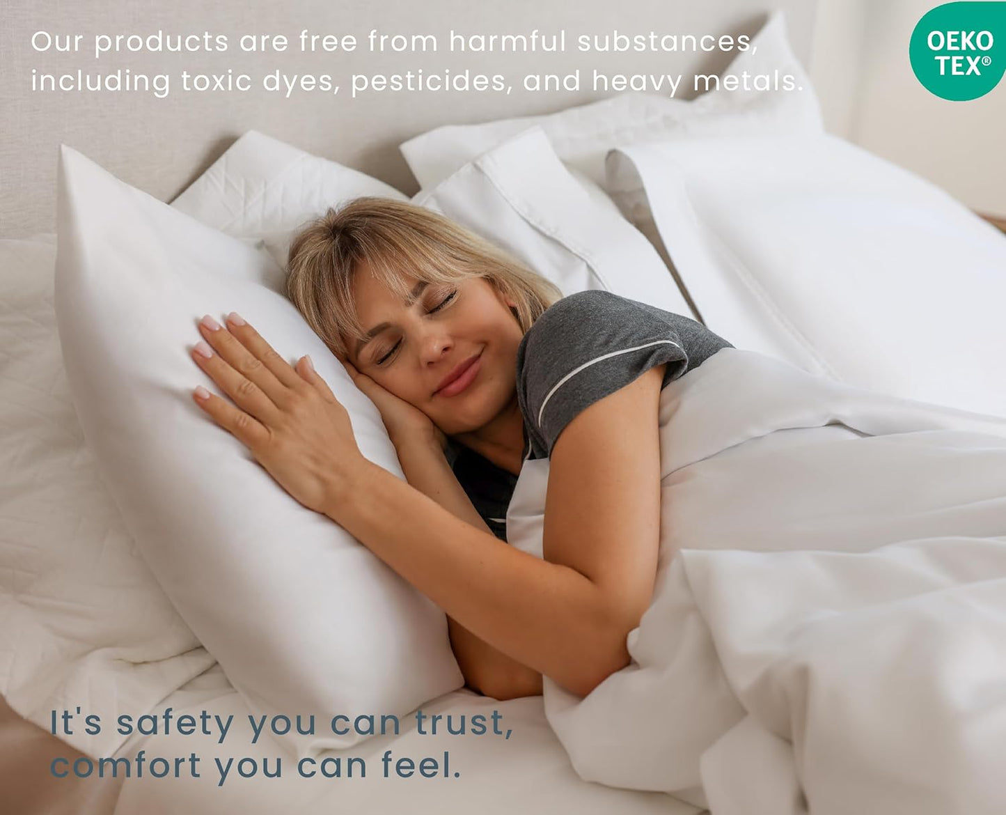 Threadmill Soft Bed Pillows King Size Set of 2 | Down Alternative Cooling Soft Pillows for Sleeping | 20 x 36 Hotel, King Size Pillows 2 Pack for Back, Stomach or Side Sleepers