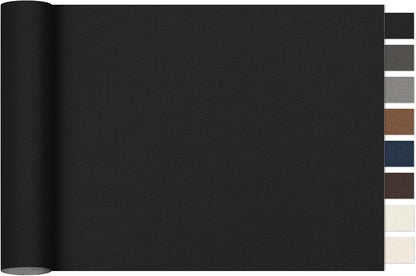 Oversized Canvas Patch 16 "x31, Self-Adhesive Waterproof Canvas Patch Set for Repairing Tents, Couch, Boat Covers, Camping Chairs, Awnings, Car Seats.(Black)