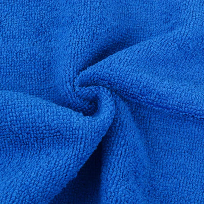 SINLAND Absorbent Microfiber Dish Cloths for Washing Dishes Best Kitchen Cloths Cleaning Cloth with Poly Scour Side 12Inchx12Inch 5 Pack Dark Blue