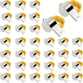 Coach Whistle,35Pack Football Referee Whistle with Lanyard for Emergency Sports Training Referee1 (Silver) (Silver) (Stainless Steel)