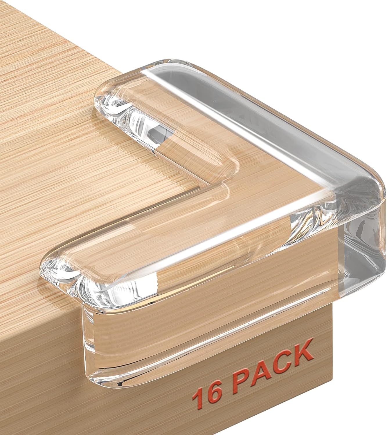 HOMREALM Baby Proofing 16 Pack Corner Protector Baby Corner Guards Furniture Corner & Edge Safety Bumpers Clear Baby Proofing Bumper Cushion for Table Furniture Sharp Corners