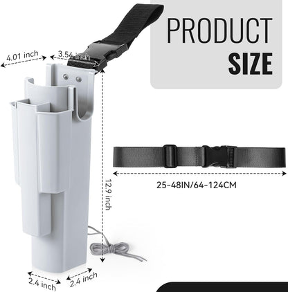 Feekoon Window Cleaning Holster with Belt, Detachable Side Bucket on a Belt, Squeegee Holder Tool Belt, Carry Multiple Tools on Your Waist, Window Cleaning Tools Kit Ideal for Window Cleaners