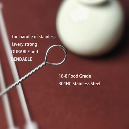 Straw Cleaner Brush Extend 10inch, Straw Brush Cleaner with Nylon Bristles, Reusable Straw Cleaner for Glass Straw/Water Bottles and Pipes.