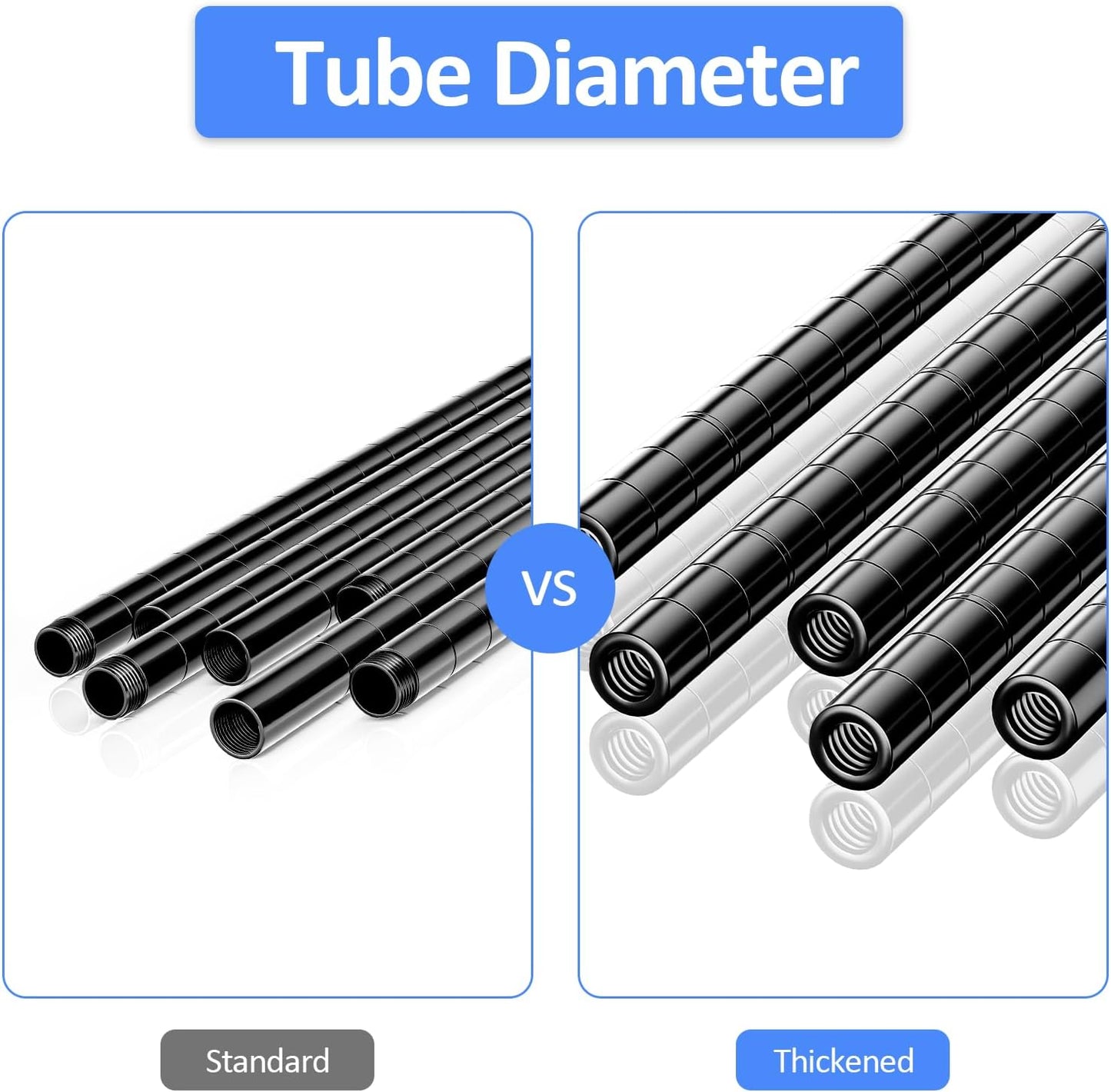 IZEUK Heavy Duty Garage Shelving, 4 Tier Wide Metal Storage Shelf Rack, Adjustable Utility Organizer for Basement, Warehouse, Garage, Black, 23.6" D x 53.1" W x 73.6" H