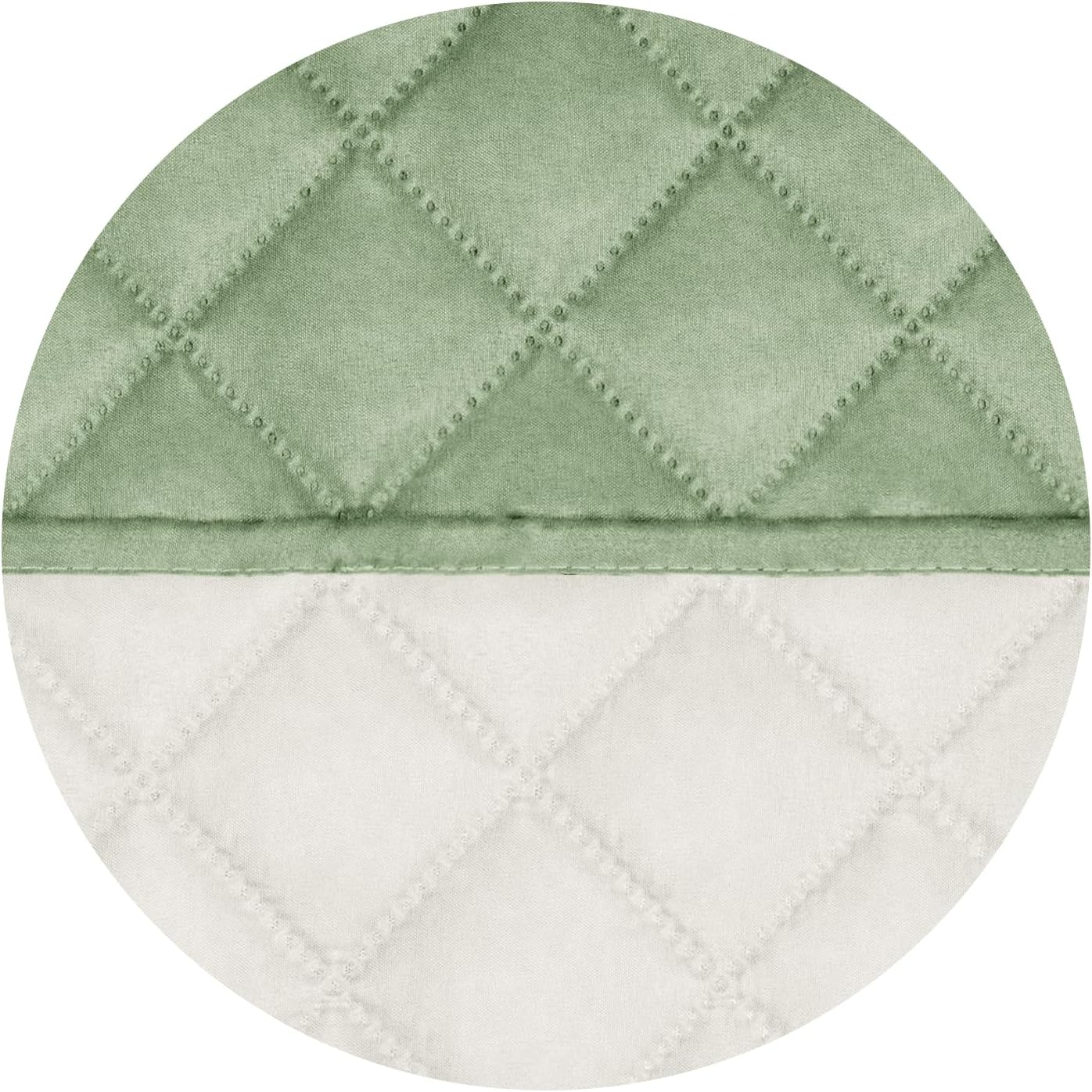 PureFit Reversible Quilted Sofa Cover, Water Resistant Slipcover Furniture Protector, Washable Couch Cover with Non Slip and Elastic Straps for Kids, Dogs, Pets (Oversized Loveseat, Sage Green/Ivory)