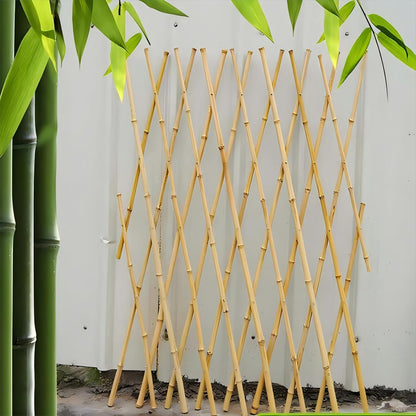 Expandable Bamboo Trellis Fence - 48x72 Inch, Climbing Plants, Eco-Friendly, Easy Installation,Lattice Fence