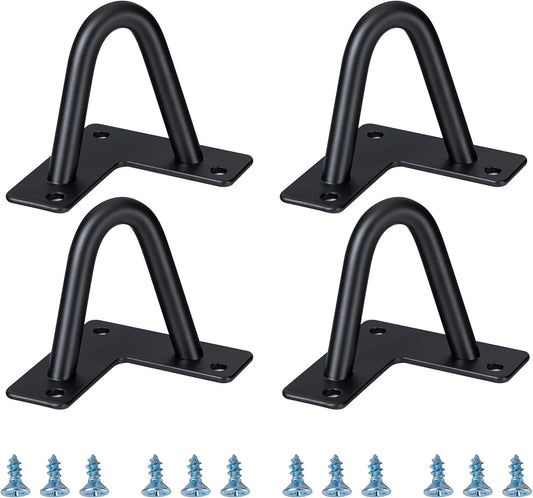 Hairpin Legs 2", DIY Furniture Legs are Great for Cabinets, Wardrobes, TV Cabinets, Drawers, Nightstands, Jewelry Boxes, Coffee Table Legs, and other Craft Projects. 2 inch Feet Black 4 Piece Set.