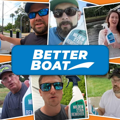 Stain Remover Cleaner, 1 Gallon, for Boat Seats, Fabric, Canvas, Carpet, and Vinyl, Removes Stains from Boats, RVs, Cars, Bathrooms, Shower Walls, Patio Furniture, and Pillows, Spray Formula