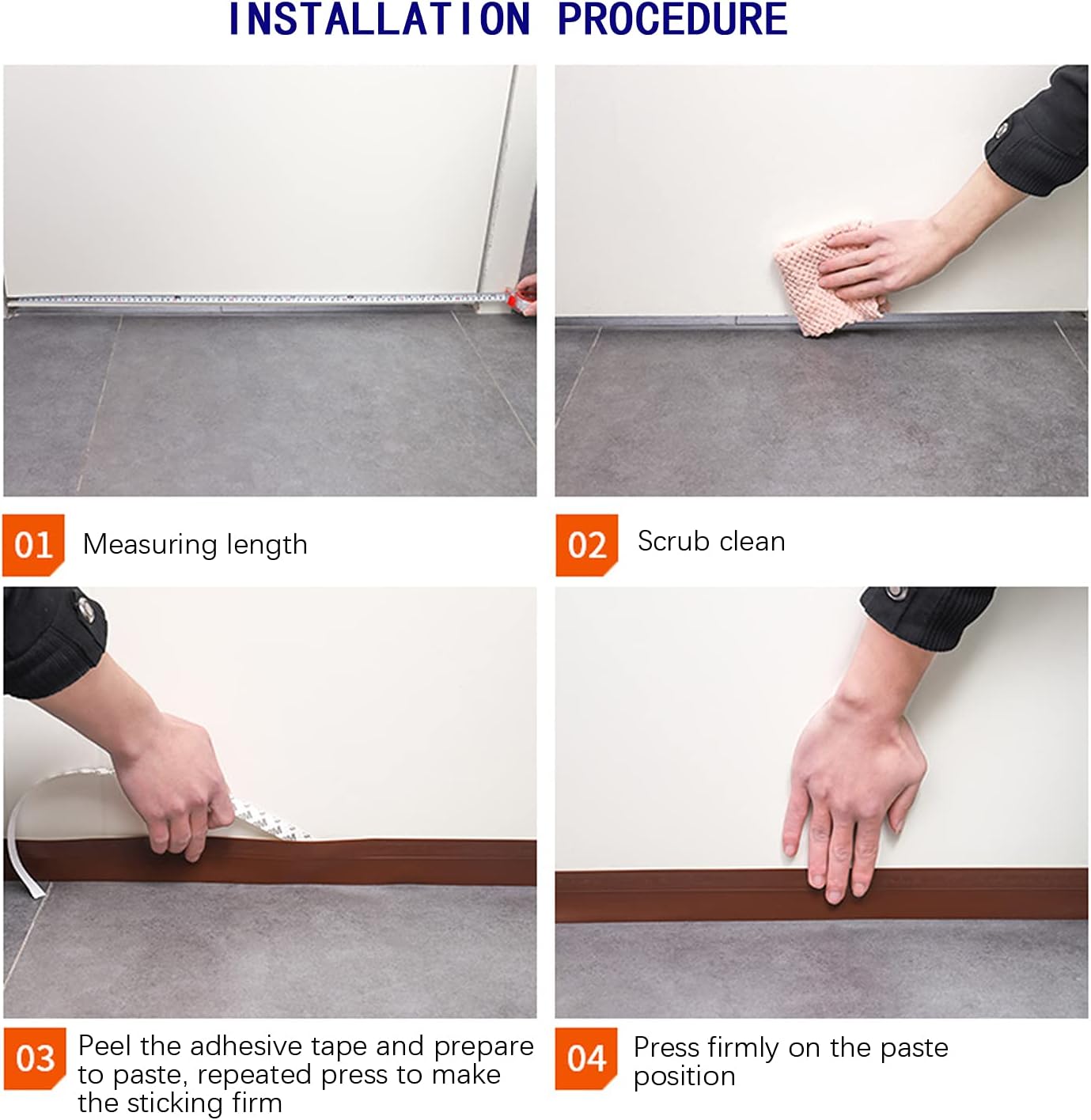 TAROSE Weather Stripping, 33 Feet Weather Seal Strip, Adhesive Silicone Tape (Transparent, 25MM) for Door, Shower, Window Draft Stopper