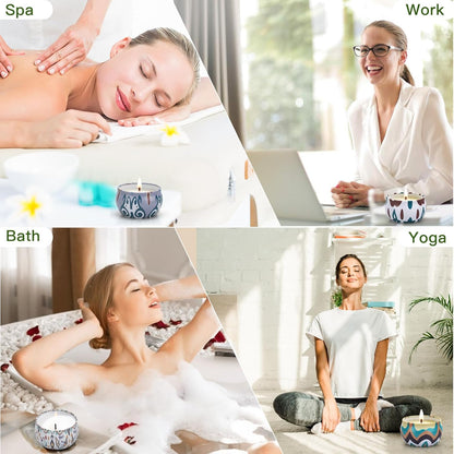 Candles Gifts for Women, 12 Pack Candles for Home Scented, 30 Oz Soy Wax Candle Gifts Sets, 240H Burning Candle for Scented, Ideal for Birthday, Valentine's Day, Mother's Day