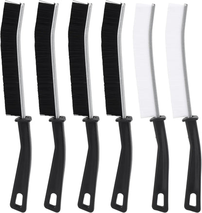 6Pcs Hard Bristle Crevice Cleaning Brush, Grout Cleaner Brush, Multifunctional Gap Cleaning Tool for Household Use, Bathroom, Kitchen, Window,Toilet