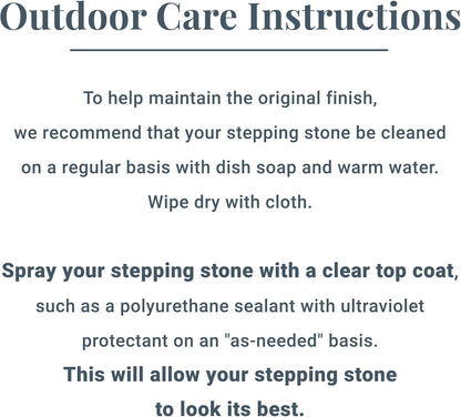 Let's Make Memories Personalized Garden Stone - Resin - Custom Garden Décor - Heart Stepping Stone - for Dad - for Father's Day