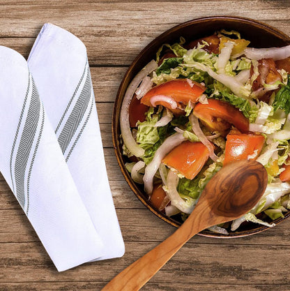 Dish Towels Set (Value Pack of 45) Size 15x25 Inch, 100% Cotton Soft & Absorbent Linen Kitchen Towels, Tea Towels, Reusable Cleaning Cloths for Household Cleaning (Grey)