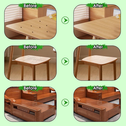 Furniture Markers Touch Up, 20 Colors Wood Filler Sticks, Wood Wax Crayons for Repairing Scratches, Scuffs, Cracks, Holes on Furniture, Floors, Cabinets, Tables, and Doors - Brown Series