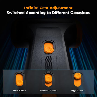 K&F Concept Compressed Air Duster, 3 Gear Adjustable 110000RPM Electric Air Duster, Adjustable&Portable Air Blower for Deep Computer Clean, Keyboard, Car Dry, Home - Replace Compressed Air Cans