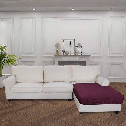 Easy-Going Sectional Couch Covers for Dogs L Shape Sofa Cover Reversible Sofa Slipcover Chaise Lounge Cover Furniture Protector Cover for Pets Dog Cat (42 x 52 inches, Wine/Wine)