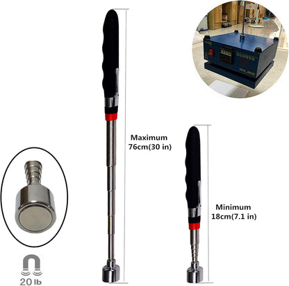 Telescoping Heavy Magnetic pickup Tool 41" long 35lb,25lb,20lb, 16lb suction magnets tools magnet pen pick up sticks enhanced retractable multi-tool pickup tool christmas gifts for men mens husband
