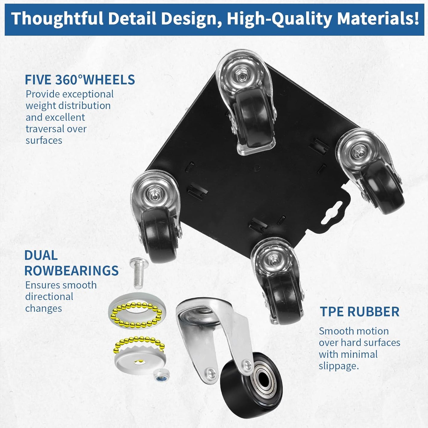 Furniture Dolly & Furniture Movers with Wheels – Furniture Lifters for Heavy Furniture – Lift and Wheel Combo Furniture Mover with Moving Furniture Gliders – Furniture Moving Wheels for Home & Office